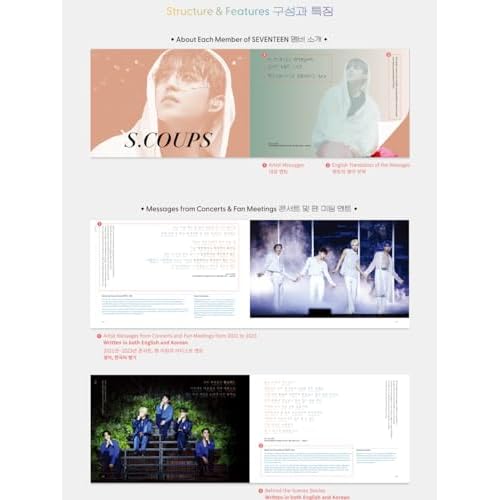 Seventeen SAYS Global Edition, 150+ Quotes from Seventeen, Handwritten Messages from Seventeen, High-Quality Photobook, Seventeen Merch, Gift Idea for Kpop Fans, Gift for Carat