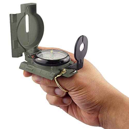SE Survivor Series Army Green Precision Lensatic Compass - CC45-2A