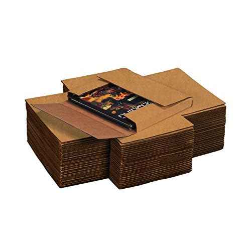 Ship Now Supply SNM962BFK Easy-Fold Mailers, 9 1/2"L x 6 1/2"W x 2"H, Kraft (Pack of 50)