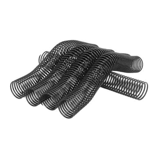 18 Pcs Spiral Binding Coil 38mm Diameter 48 Loop 4:1 Pitch 310 Sheet Capacity Binding Combs for Engineering Documents
