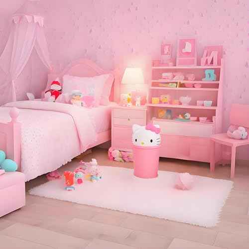 2.6 Gallon Unicorn Cute Kids Room Trash Can Bedroom Girls Dorm Bathroom Nursery Home Office Small Waste Basket Garbage Cans Trash Bin Dustbin