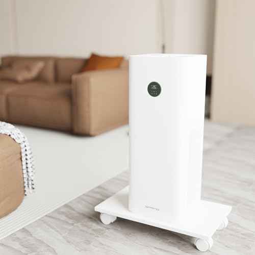 CPU Stand¡¢Mobile CPU Holder¡¢Computer Tower Stand with 4 Caster Wheels Fits for PC¡¢Printer¡¢Most Computer Tower¡¢Office¡¢Home¡¢Planter Caddies¡¢Dog Bowl Stand (White)