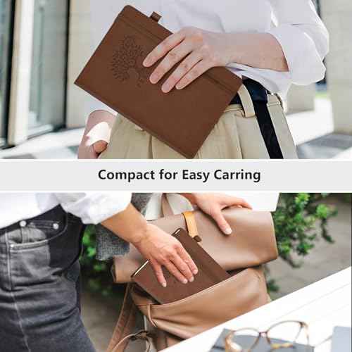 Lined Journal Notebook for Men & Women, 160 Pages College Ruled Journal for Writing, A5 Hardcover Leather Notebooks for Work, School, Business, Travel, Daily Diary 5.9" x 8.5" - Brown