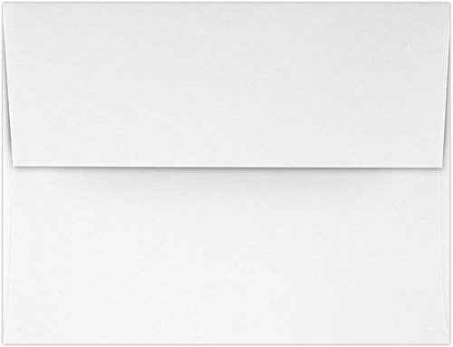 A2 Invitation Envelopes (4 3/8 x 5 3/4) - Strathmore Premium Wove 80lb. Bright White (250 Qty.) | Perfect for Invitations, Announcements, Sending Cards, RSVP Cards | 4870-80BW-250