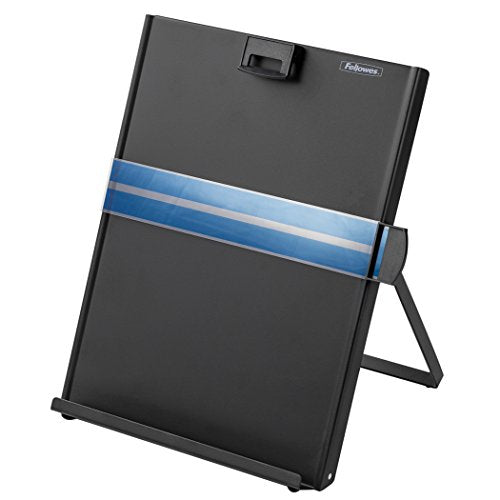 Fellowes Black Letter Copyholder with Adjustable Tilt & Magnetic Line Guide