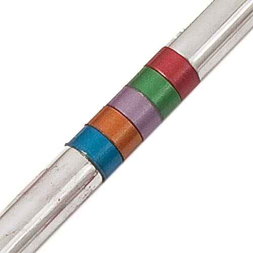 Yair Emanuel Yad Torah Pointer Multi-Colored Rings Anodized Aluminum Judaica Gift TPB-1