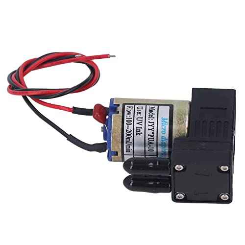 DC24V 3W Small Ink Pump Fast Heat Dissipation Plastic Small Printer Inkjet Ink Pump Replacement for Printer Accessories