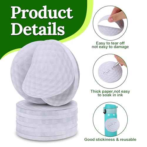Jspupifip 96 Pcs Golf Party Favors Set 48 Golf Ballpoint Pen,48 Pads Golf Sticky Notes Golf Clubs Pens Golf Party Favors Funny Pen for Golf Birthday Party Supplies