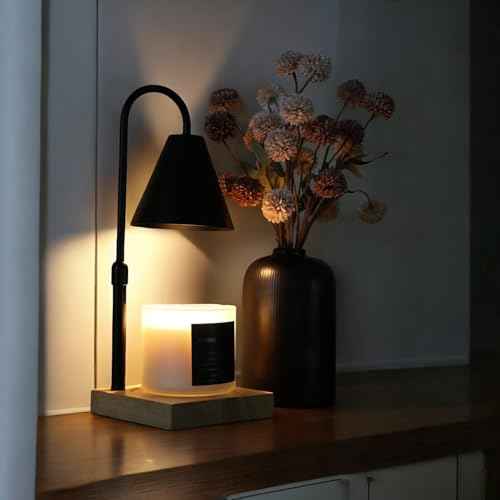Candle warmer lamp with dimmer, dimmable, adjustable height, wax warmer, new home, decor, house warming