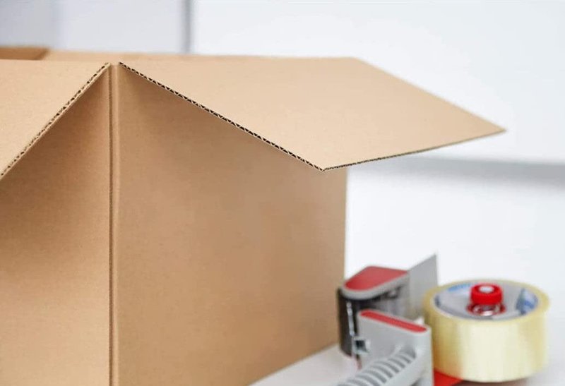 Secure Seal - 8x6x2 Pack of 200 Corrugated Cardboard Packing Shipping Mailing Moving Carton Boxes