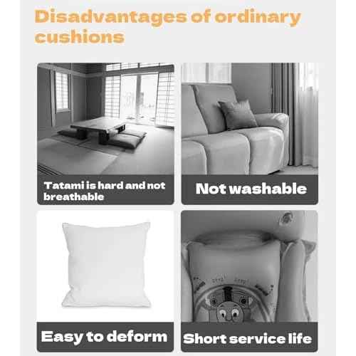 Travel Cushion for Airplane Seats - Airplane Seat Cushion for Long Flights£¬Provides Optimal Support for Long Periods of Sitting in Cars, Office Chairs