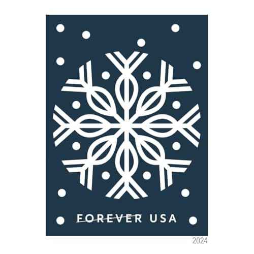 Winter Whimsy 2024 (1 Booklet, 20 Stamps) First-Class Mail Forever Postage Stamps