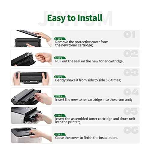 JINTUM Compatible TL-660 Toner Cartridge Replacement for Pantum TL-660 TL-630 Work with DL730 for Pantum L2300DW L2350DW L2710FDW M15DW M29DW M118DW Series Printer (1 Black)