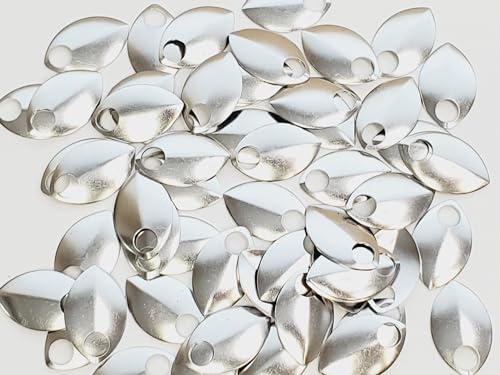 Large Aluminum Dragon Scale Set - Bright Polished Metal 100ct for Chainmail Armor