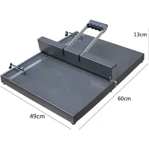 Manual Creasing Machine, 450mm Scoring Paper Creasing Machine, A3+~A3++ Paper Folding Machine, Desktop Heavy Duty Metal Paper Creaser for Paper Card Book Scoring