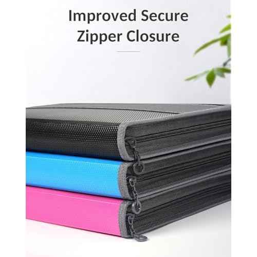 Sooez Accordion File Organizer with Safe Zipper, 12 Pocket Expanding File Folder with Front Pencil Pouch, Portable Monthly Paper Bill Tax Receipt Organizer, School Office Supplies, Letter Size, Grey