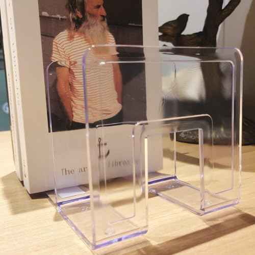 YAGELI Clear Acrylic Purse/Handbag Organizer - 3 Sections Divider for Closet Storage - Sturdy Organizer Rack for Purses, Handbags, and Clutches (4Pack-3Sections)