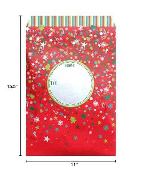 LUXPaper Large Padded Tyvek Mailers | Peel & Seel | 11" x 15 1/2" | Christmas Party | 10 Qty