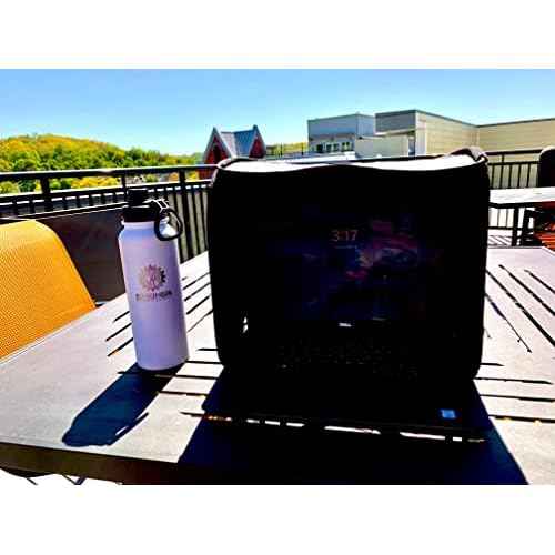 Mini Portable Laptop Sun Shade, Privacy Cover, Laptop Shade for Working Outside