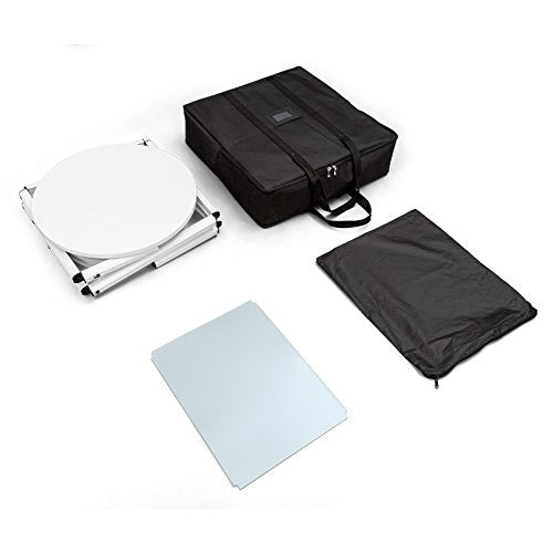 Vispronet Portable Collapsible Display Counter with Twist Design for Trade Shows