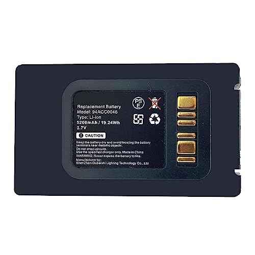 5200mAh Replacement Battery for Datalogic Skorpio X3 Skorpio X4 Barcode Scanner Battery, BT-0016 94ACC0046 94ACC0048 BT-0015