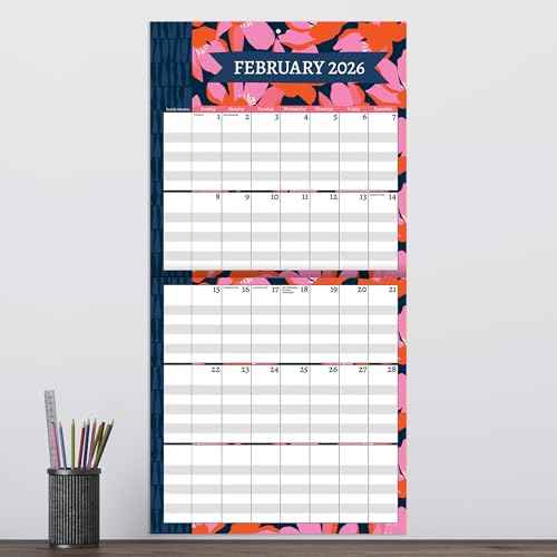 TF Publishing 2026 Mom's Manager Wall Calendar - Large Grids for Appointments and Scheduling - Vertical Monthly Wall Calendar 2026 with Premium Matte Paper for Home and Office Organization - 12x12in