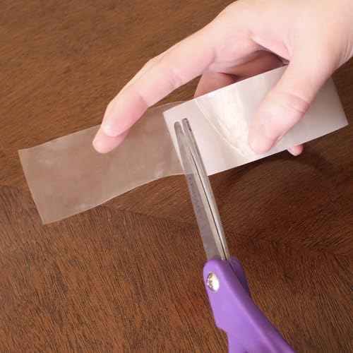 BookGuard 1.5 Inch Transparent Bookbinding Tape, Ideal for Book Repair and Library Supplies, Stretchable and Clear - 15 Yards Librarian Tape Clear - Case of 5