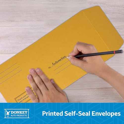 Pre-Printed License Plate Envelopes - Self Seal - (100 per Box)
