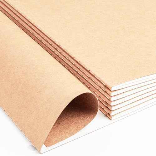 72 Pack A5 Kraft Notebooks Bulk, Lined Paper Journaling Notebooks, 8.3x5.5in 60 Pages Composition Notebook Travel Journal Set for Work, School, Students,Kids, Gift, Office, Back to school Supplies