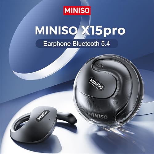 MINISO X15 Pro AI Real Time Translation Earbuds Wireless Bluetooth 5.4 OWS AI Headphones Support 148 Languages Translation Real Time Translator Earbuds Support Playing Music Phone Calls