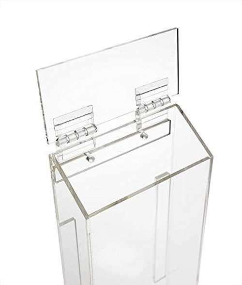 Outdoor Brochure Holder Acrylic Wall Mounting Literature Dispenser