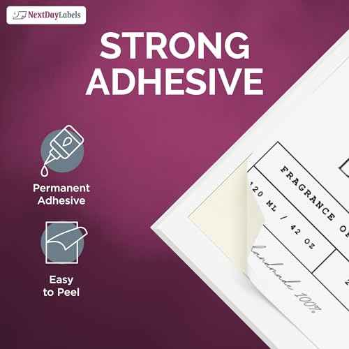 NextDayLabels ? 4¡± x 5¡± Rectangular Sticker Labels for Printer - White Laser/Inkjet Printer Labels Return Address Labels Shipping Label Stickers (250 Sheets, 4 Per Sheet, 1000 Labels)