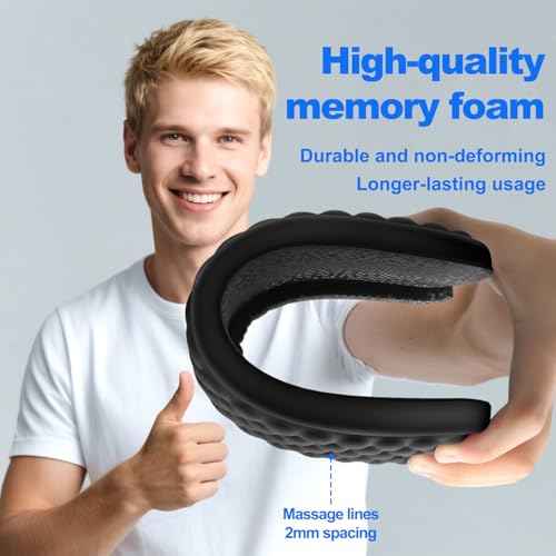 L-Shaped Desk Edge Pad & Arm Rest Pads ? Ergonomic Wrist Rest for Computer Desk, Memory Foam Arm Rest for Keyboard and Mouse, Gel Comfort Support for Typing, Gaming, Office, Carpal Tunnel Relief