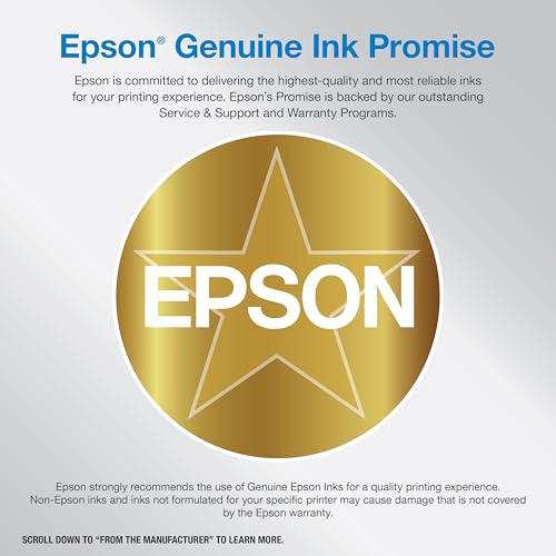 Epson EcoTank ET-4800 Wireless All-in-One Cartridge-Free Supertank Printer with Scanner, Copier, Fax, ADF and Ethernet ? Ideal-for Your Home Office, White