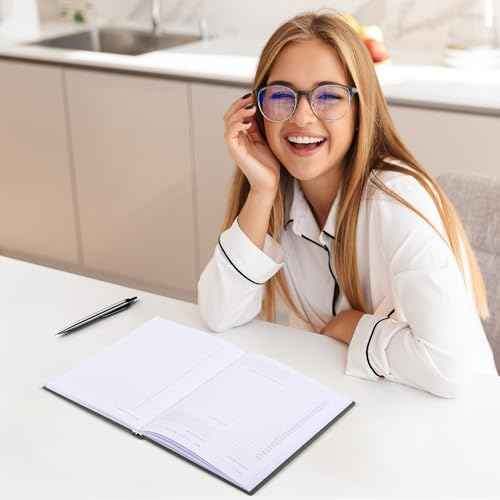 Aesthetic Daily Planner And Notebook With Hourly Schedule - Modern Hardcover To do List Notepad to Easily Organize Your Work Tasks And Appointments - The Perfect Book for School & Office Supplies