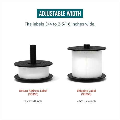 Replacement Spool (2-Pack) - Made in USA, Exact Fit - Compatible with DYMO LabelWriter 550 & 450 Series Label Printers - Spare Label Holder/Spindle