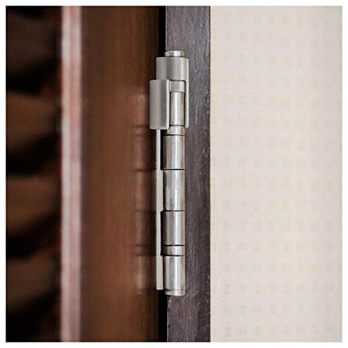 NUK3Y Door Saver 3 III Hinge Pin Stop Satin Nickel for 3"–4.5" Residential Hinges