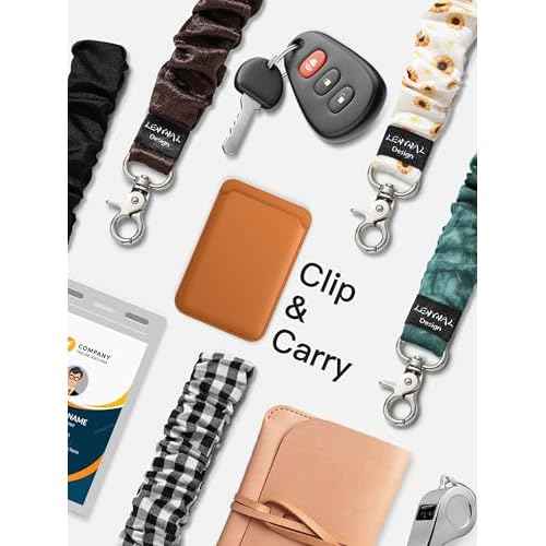 Scrunchies Lanyards for Id Badges and Keys, Stretchy Teacher Lanyard for Women Nurse Cruise Ship