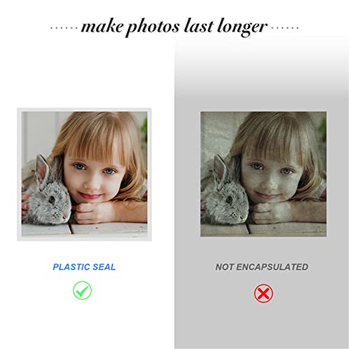 300 Pack 3 Mil Thermal Laminating Pouches, Plastic Laminating Sheets, 9 x 11.5 Inch, 5 x 7 Inch, 4 x 6 Inch, 3.7 x 5.3 Inch, 2.2 x 3.7 Inch for Letter, Photo, Note, ID Badge and Business Card Sizes