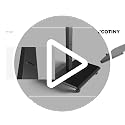 ECOTINY Steel Base Rolling TV Stand for 37-86 Inch TVs up to 110 lbs - Black