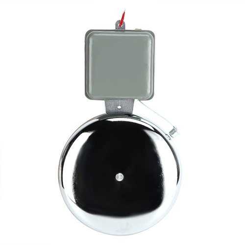 8inch Electric Time Bell, Electric Bell Ringer Electric Multipurpose Supply for School Factory Household Sensors & Alarms