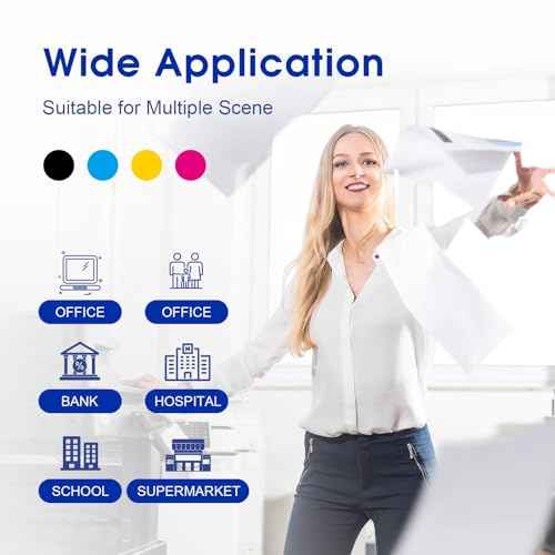 222 222XL Ink Cartridges Combo Pack Remanufactured 222 Ink Cartridges Replacement for WF-2960 XP-5200 Printers (Black, Cyan, Magenta, Yellow, 4 Pack)