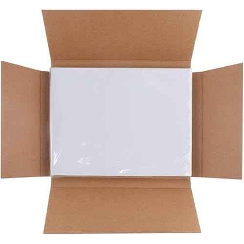 L LIKED 50 Full Sheet Self Adhesive Shipping Labels 8.5 x 11 Inches, Address Labels for Laser & Inkjet Printers (50 Sheets)