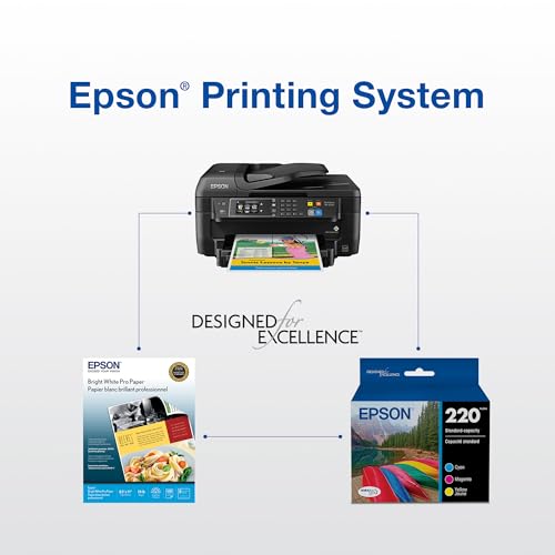 EPSON 220 DURABrite Ultra Ink High Capacity Black Cartridge (T220XL120-S) Works with WorkForce WF-2630, WF-2650, WF-2660, WF-2750, WF-2760, Expression XP-320, XP-420, XP-424