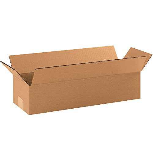 AVIDITI 19 x 6 x 4 Corrugated Cardboard Boxes, Long 19"L x 6"W x 4"H, Pack of 25 | Shipping, Packaging, Moving, Storage Box for Home or Business, Strong Wholesale Bulk Boxes