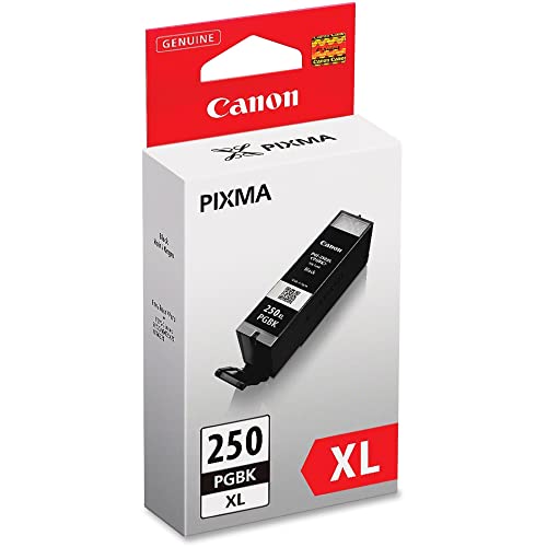 Canon PGI-250XL Genuine Pigment Black Ink Tank, Compatible with MG6320, IP7220 & MG5420, MX922, MG5520, MG6420, MG7120, iX6820, iP8720, MG7520, MG6620, and MG5620 Printers