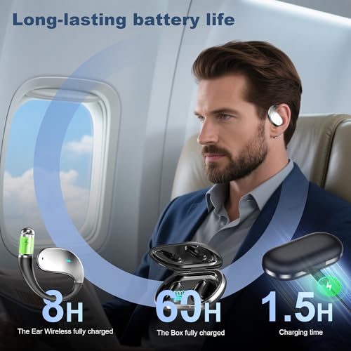 Translation Earbuds Real Time, 3-in-1 AI Language Translator Earbuds Headphones for 144 Languages & Accents, Support Offline Translation Wireless Bluetooth Earphones for Business Travel, Black
