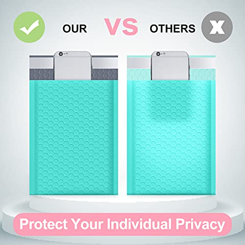 UCGOU Bubble Mailers 6x10 Inch Teal 25 Pack Usable Size 6x9" Padded Envelopes Small Business Mailing Packages Opaque Self Seal Adhesive Waterproof Boutique Shipping Bag for Jewelry Makeup Supplies #0