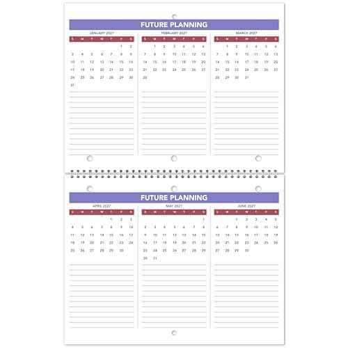 AT-A-GLANCE 2026 Wall Calendar, 8.5" x 11", Small, Unruled Blocks, Monthly (PM1702826)