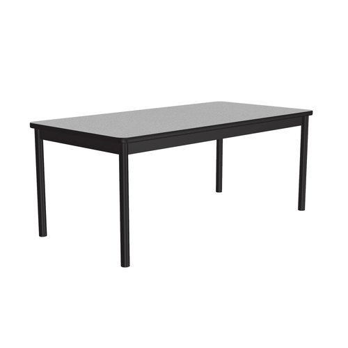 Correll Rectangular Laminate Library Table with Gray Granite Finish LR3672TF-15